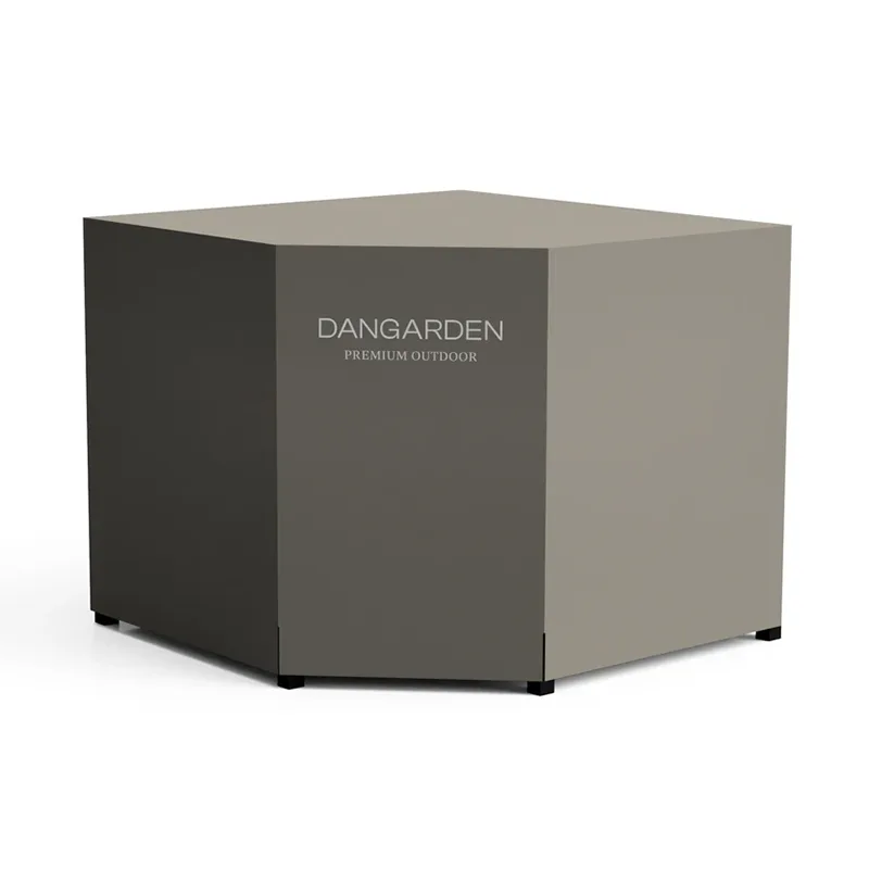 ベージュの屋外キャビネット防水カバー