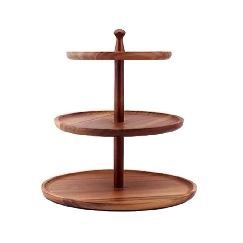 階層型木製デザートラック